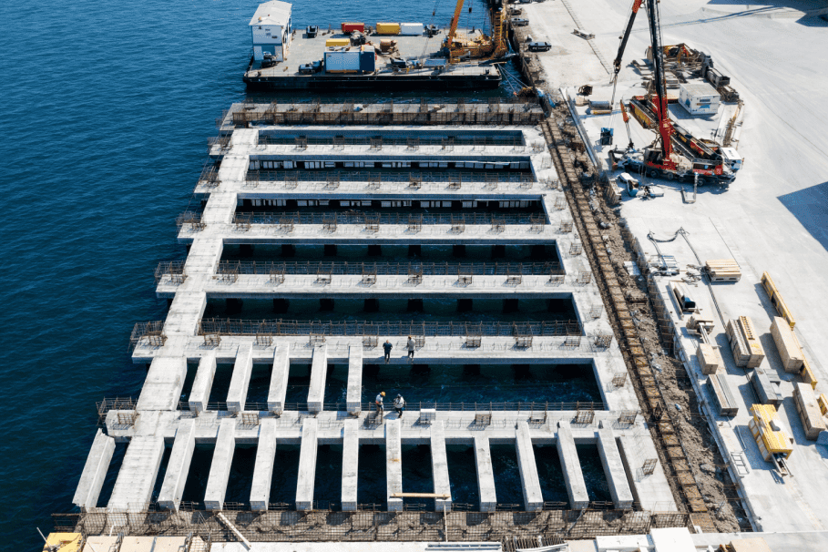 Gemport Gemlik 
 Depolama İşletme Liman Tesisi Rıhtım İnşaatı