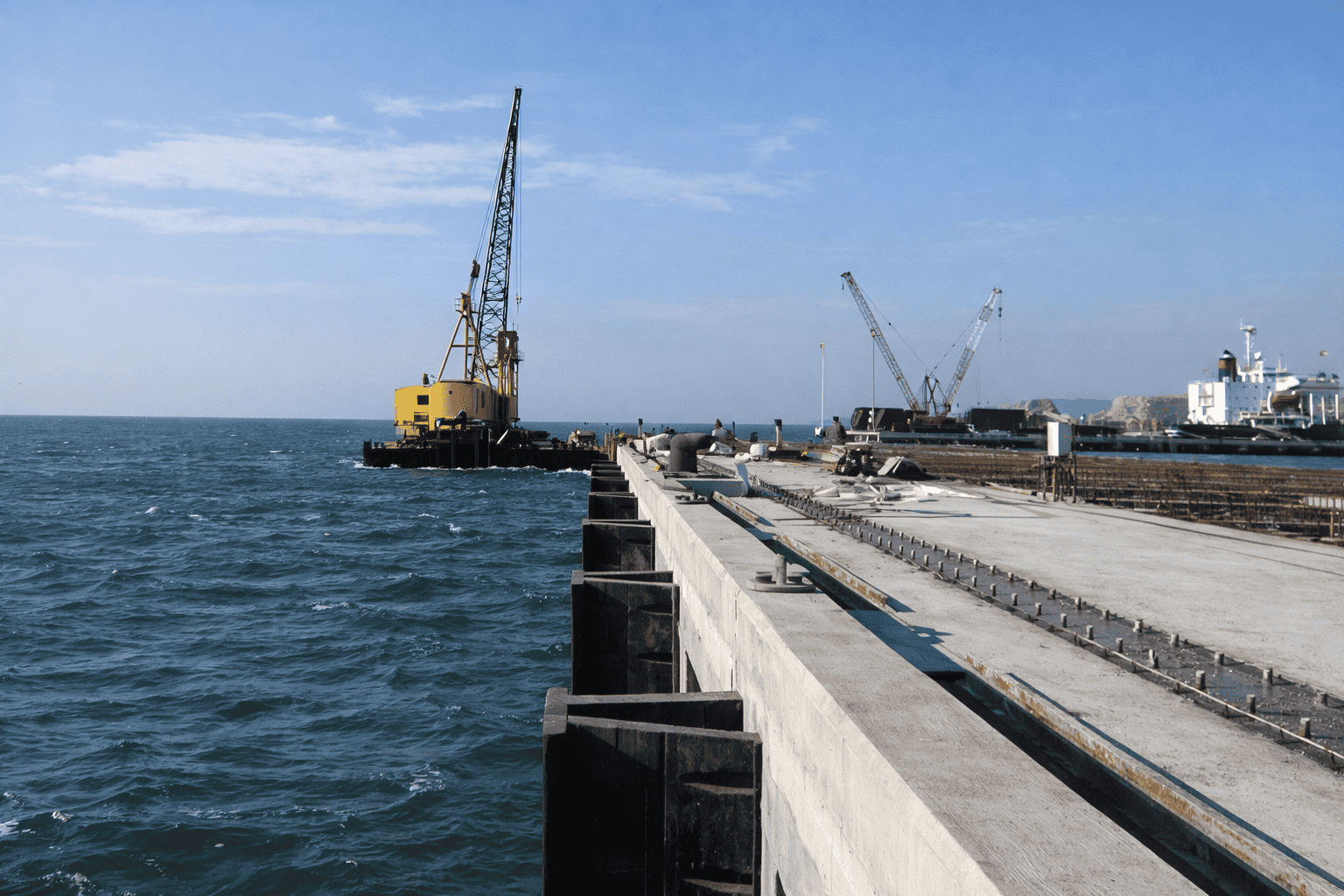 Çolakoğlu Limanı İnşaatı