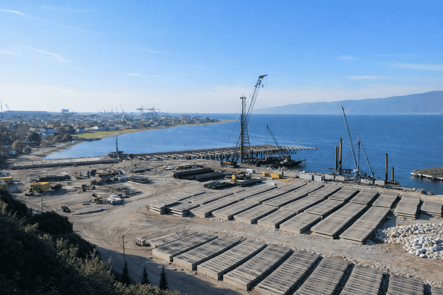 Gemlik Gübre Limanı İnşaatı